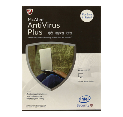 mcafee anti-virus plus - 1 pc, 1 year (cd)